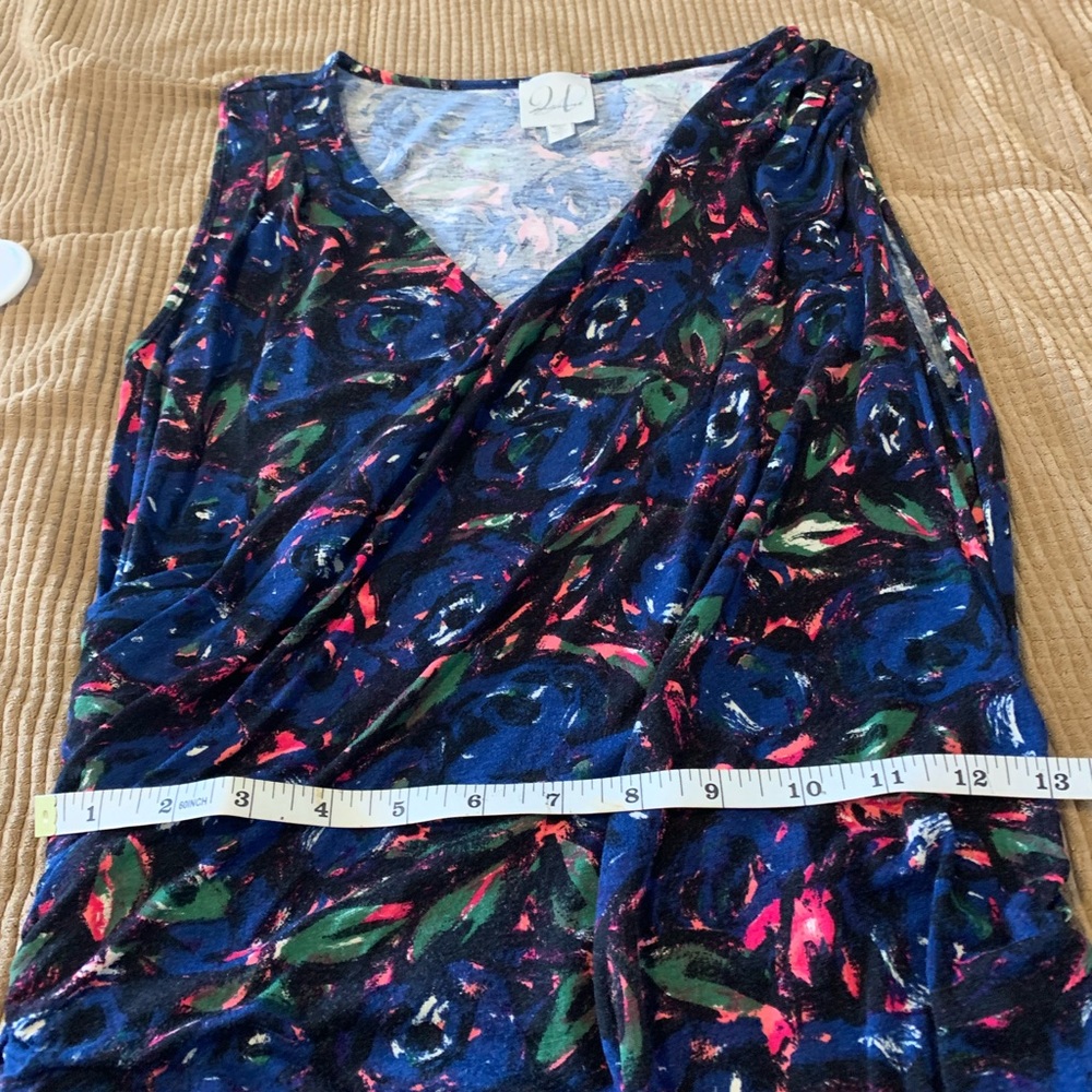 Super stretch, sewn wrap dress with tulip hem